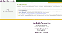 Desktop Screenshot of dorightservices.com